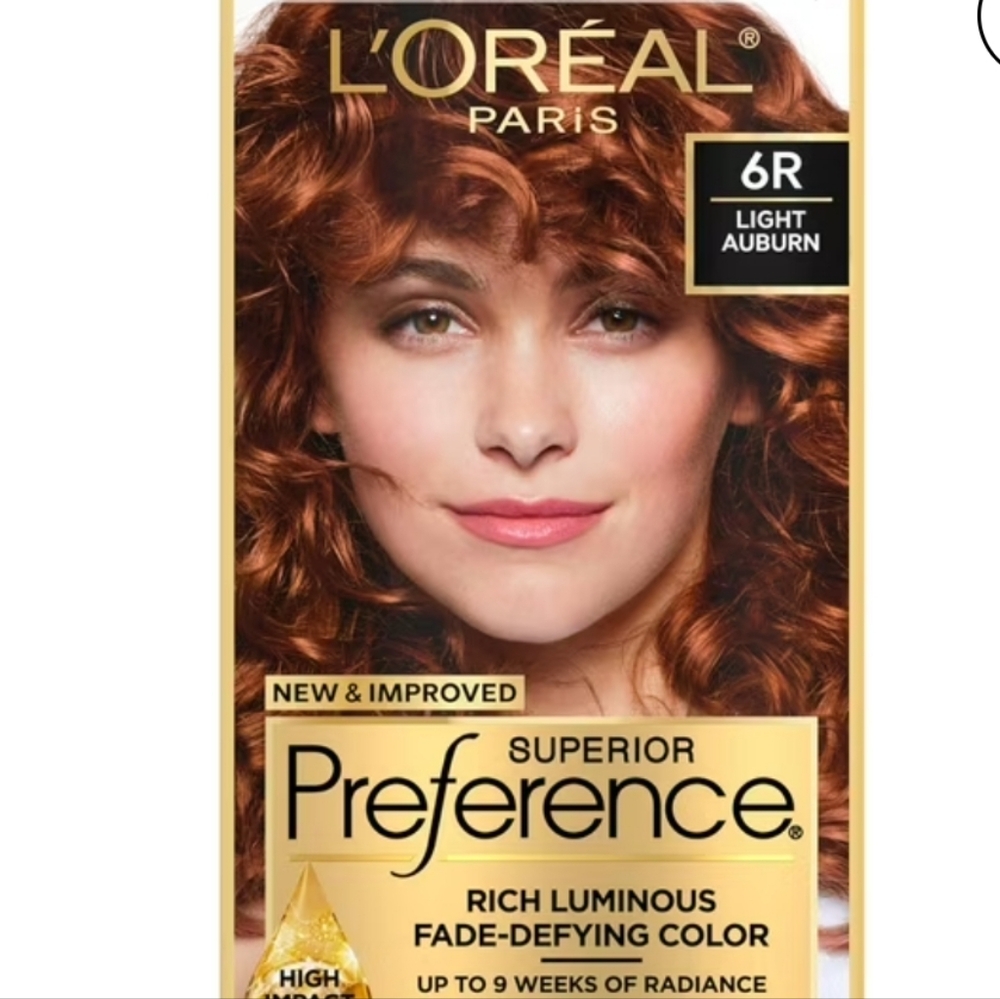 L'Oreal Superior Preference 6R Light Auburn Permanent Hair Color